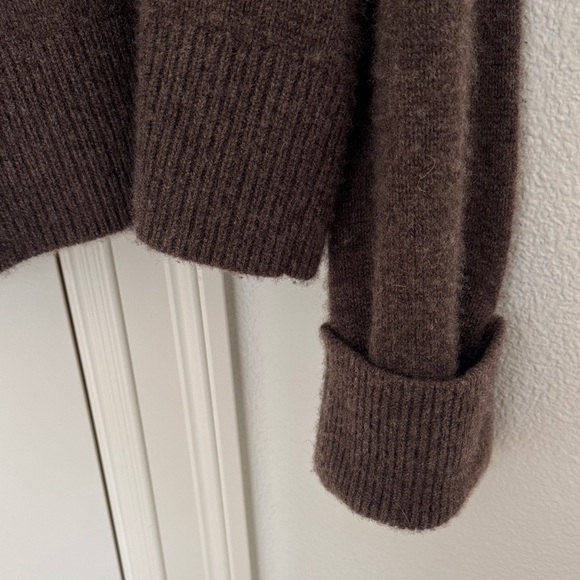Reformation Dark Brown Turtleneck Sweater - Picture 4 of 4